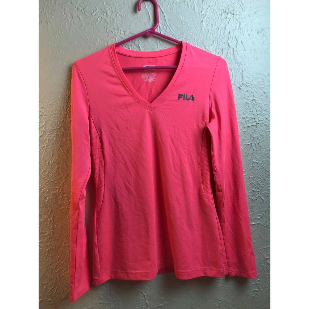 FILA SPORT RN 73277 Pink Performance Running Top - Women:‎ Small